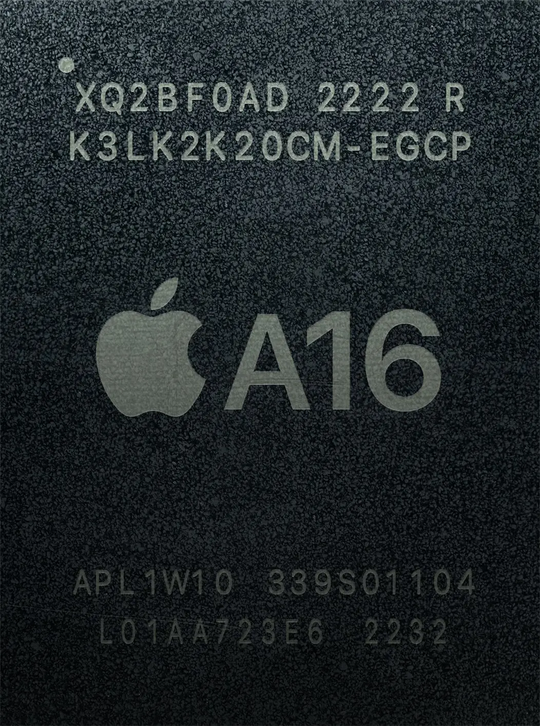 Illustrazione di un system-on-a-chip Apple A16 Bionic