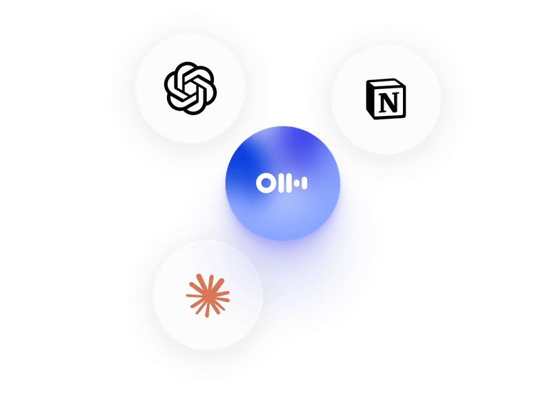 Official Otter.ai illustration connecting the Otter MCP Server with external AI tools